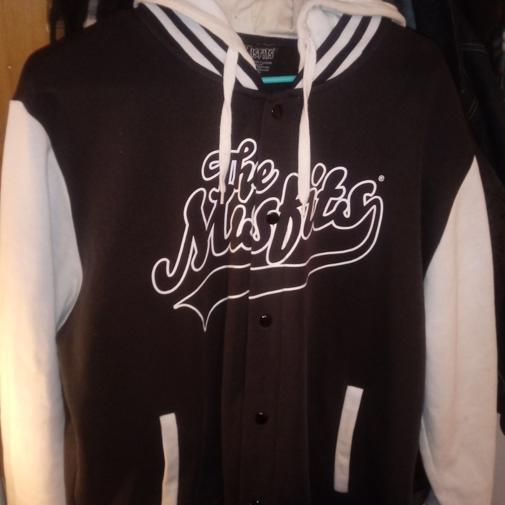 MISFITS FIEND SKULL VARSITY HOODIE